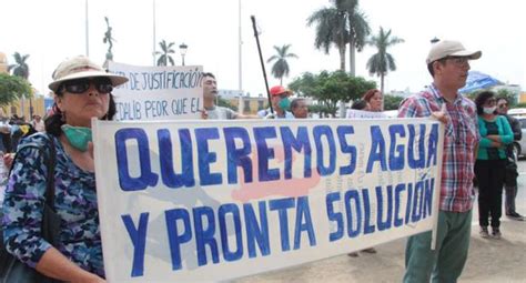 Trujillo Protestan Por Falta De Agua Potable En La Ciudad PERU EL