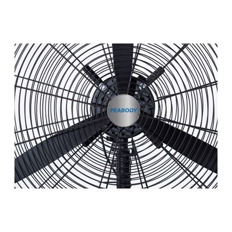 Ventilador Peabody Pe Vi Me Industrial De Pie Y Pared Paleta