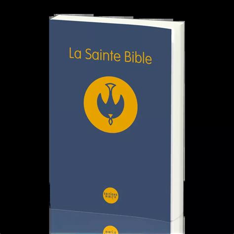 Bible La Colombe Segond Marine Broch E Souple Colombe