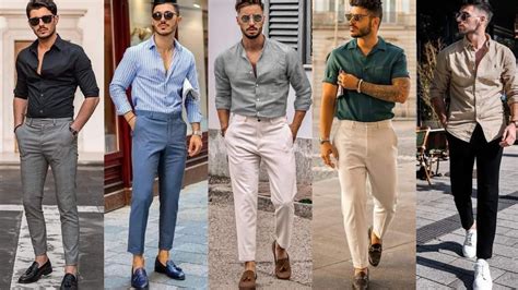 Moda Para Hombres Ideas Para Combinar Outfits Con Camisas Manga