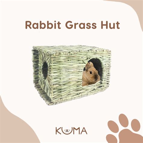 Jual KUMA Rabbit Grass Hut Rumah Rumahan Kelinci Marmut Chinchilla