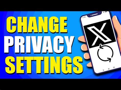 How To Change Privacy Settings On X Twitter Redway