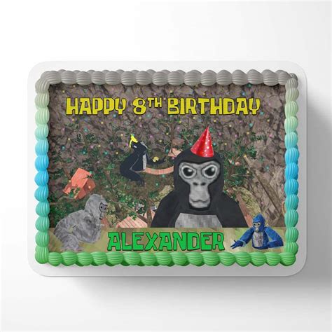 Gorilla Birthday Cake