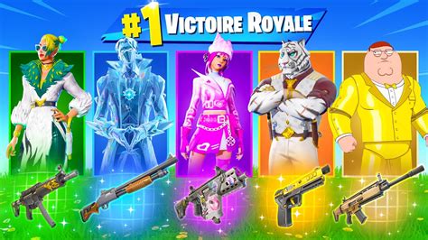 SKIN Chapitre 4 ALÉATOIRE CHALLENGE Défi FORTNITE Battle Royale YouTube