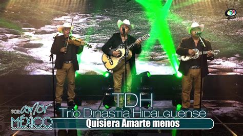 Tr O Dinast A Hidalguense Quisiera Amarte Menos Video Oficial Youtube