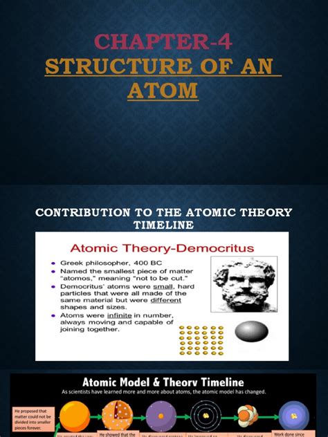 Chapter 4 Structure Of An Atom Pdf