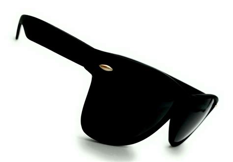 Classic Retro 80s Super Dark Non Polarized Lens Square Murdered Out