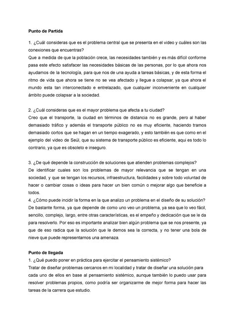 Diario De Reflexion Unidad Punto De Partida Cu L Consideras Que Es