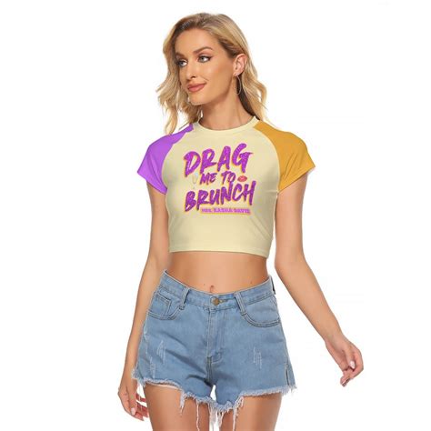 Mrs Kasha Davis Drag Me To Brunch Cropped T Shirt Dragqueenmerch