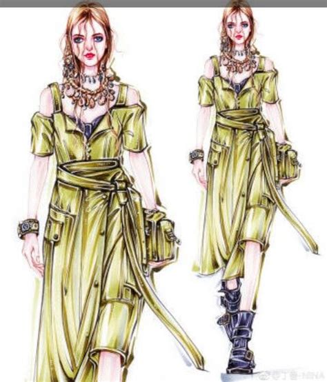 Pin By Aylin Uzuno Lu On Illustrasyon Fashion Sketches Fashion