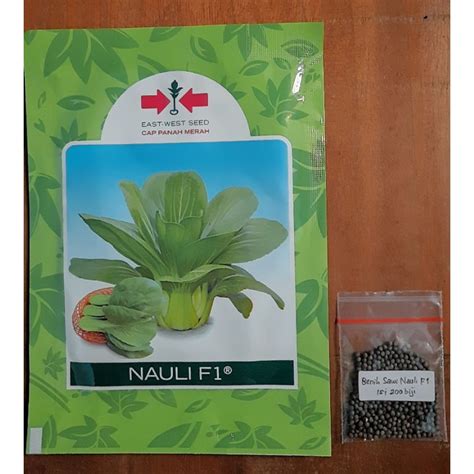 Jual Benih Sawi Daging Pakcoy Nauli F Repack Isi Biji