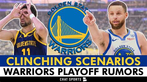 2024 Nba Playoff Clinching Scenarios Steph Curry Speaks Out On Gsw Playoff Odds Warriors