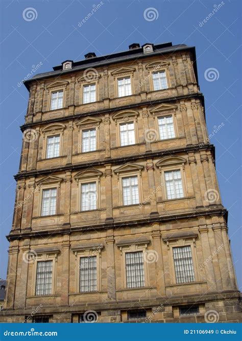 Renaissance Building Facade Windows And Details Stock Image Image