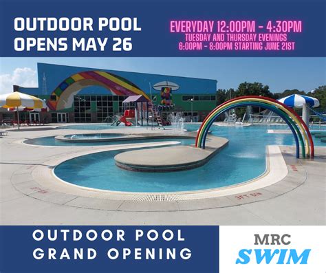 Manchester Rec Center announces hours, opening day for pool - Thunder Radio