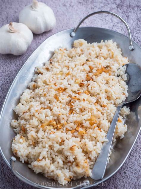 4 Ingredient Garlic Fried Rice Sinangag Riverten Kitchen