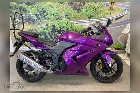 Purple Kawasaki Ninja 250r