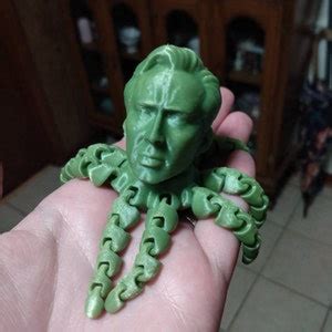 Nicolas Cage Octopus Fidget Toy/ Rocktopus/ Nic Cage - Etsy