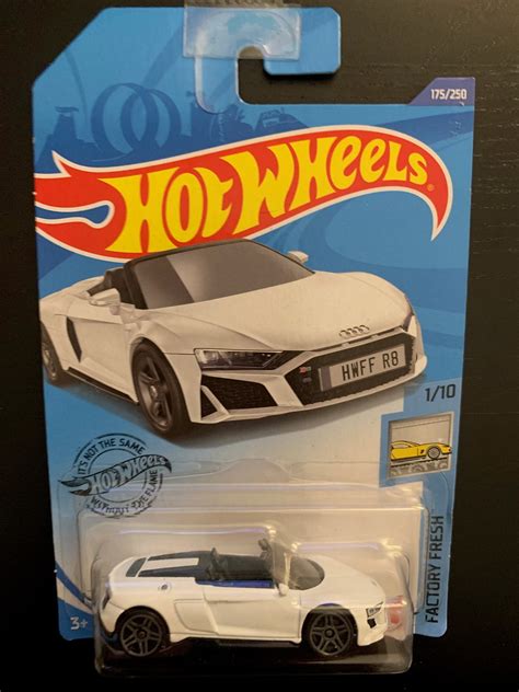 Hot Wheels Audi R Spyder Long Card White Hard To Find Collector Miniature Model Etsy