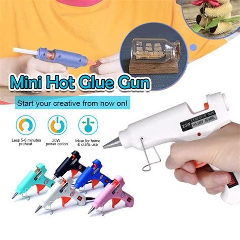 Mini Hot Melt Glue Gun Electric Heat Gun Home Improvement Hand Tools W V Lazada PH
