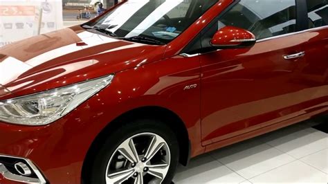 New Hyundai Verna Fiery Red Colour First Look Youtube