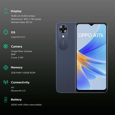 Buy Oppo A K Gb Ram Gb Navy Blue Online Croma