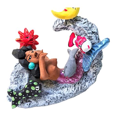 Ceramic Mermaid Sculpture – the FolkArt Gallery