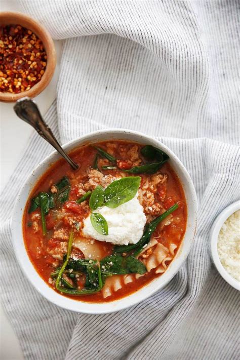 Lasagna Soup