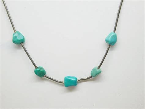 Buy The Southwestern Artisan Liquid Silver Turquoise Necklace