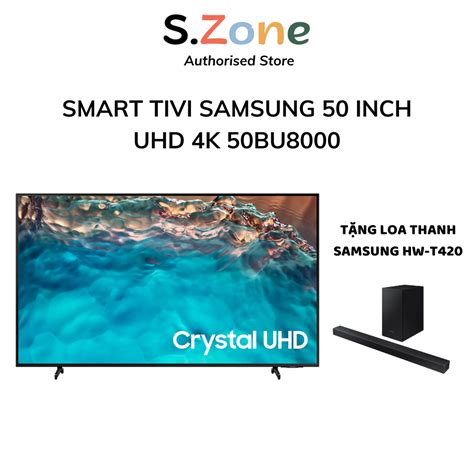 Smart Tivi Samsung Inch Bu Crystal Uhd K Bu Shopee Vi T Nam