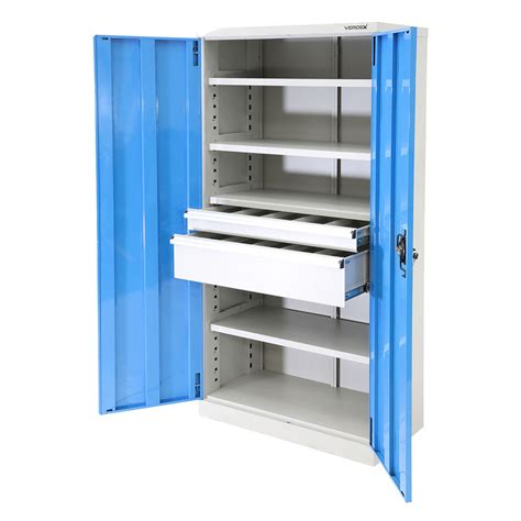 Heavy Duty Industrial Storage Cabinets 2 Drawer Cabinet ( 1 x 100mm & 1 ...