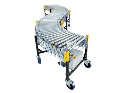 Powered Roller Expandable Conveyor | Contact TRANSITIC - INTRALOGISTIC SYSTEMS