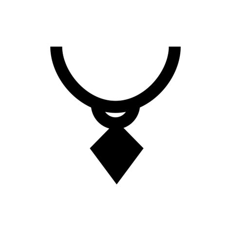 Free Necklace Icon Png Vector Pixsector