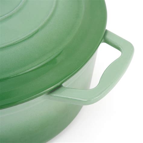 Miranella Wholesome 10 Enameled Cast Iron Round Casserole