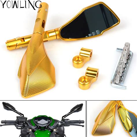 Motorcycle Mirrors Motorbike Moto CNC Rearview Side Mirror Aluminum For