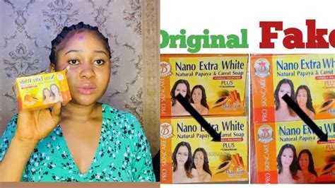 Nano Extra White Soap Review How To Identify The Fake Nano Soap Youtube