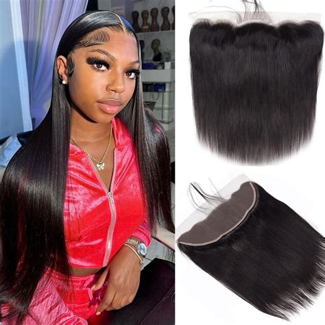 13x4 Lace Frontal Closure Straight Human Hair Ear To Ear