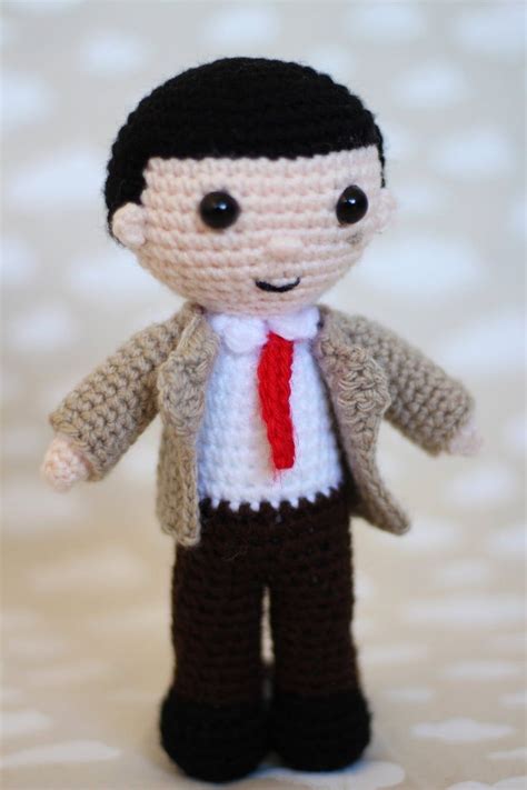 Mr Bean And Teddy Crochet Pattern Digital Item Etsy Uk Knitting