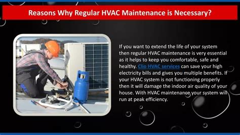 PPT Reasons Why Regular HVAC Maintenance Is Necessary PowerPoint