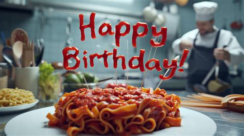 Birthday Celebration Food Happy Birthday Pasta Birthday Dinner Idea