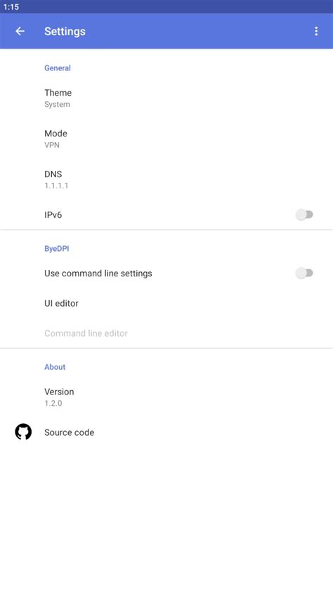 ByeDPI скачать на Android бесплатно