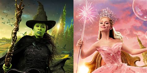 Wicked Movie Drops New Character Posters Featuring Elphaba Glinda