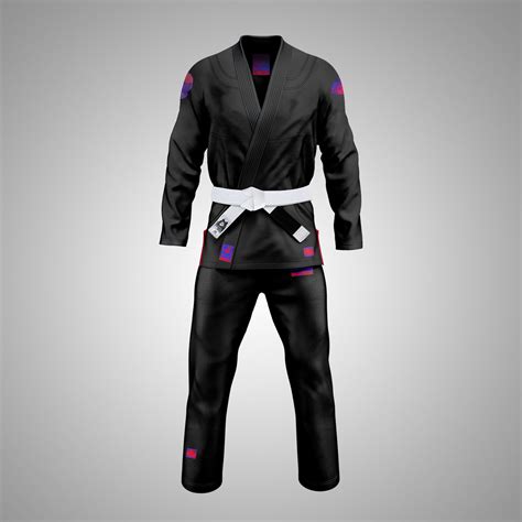 Black Ultra Light Pearl Weave Gi Inverted Gear