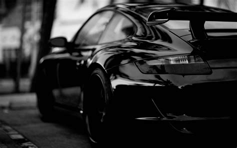 Download Porsche 911 GT3 Black Sports Cars Wallpaper | Wallpapers.com