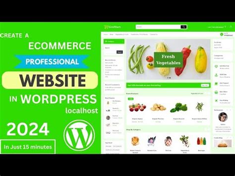 How To Create An Grocery E Commerce Website In 15 Minutes Create E