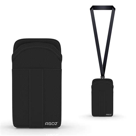 Amazon Agoz Around The Neck Hanging Open Top Case With Detachable