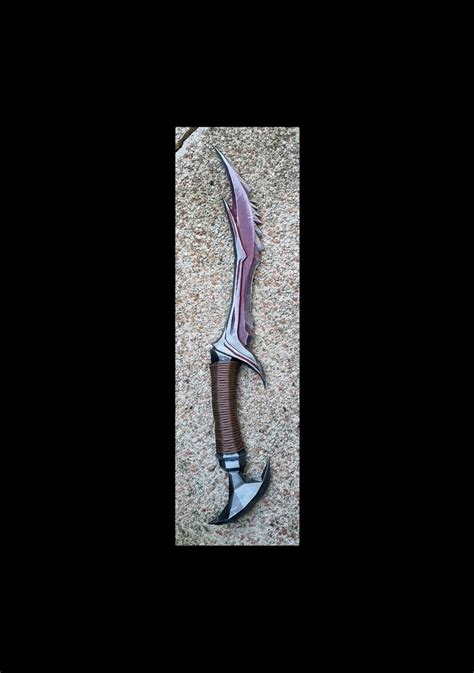 Skyrim Daedric Dagger Inspired Elder Scroll Daedric Dagger Cosplay Fan