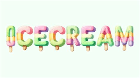 Rover Icecream Font Text Effect Generator