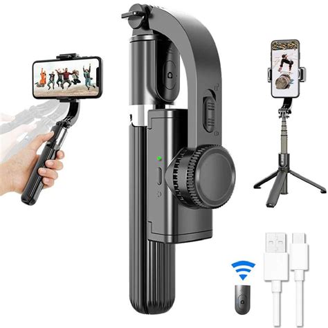 Cheap Q Bluetooth Handheld Gimbal Stabilizer Mobile Phone Selfie