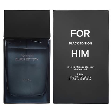 Zara For Him Black Edition Cologne For Men Edt Eau De Toilette Ml