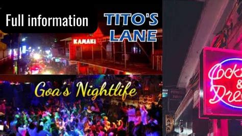 TITOS LANE GOA NIGHTLIFE 2024 ENTRY RATES PUBS CLUBS GOA VLOG